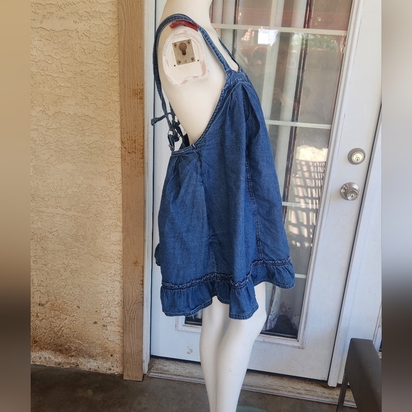 FREE PEOPLEWild One Denim Mini Dress - Picture 2 of 7